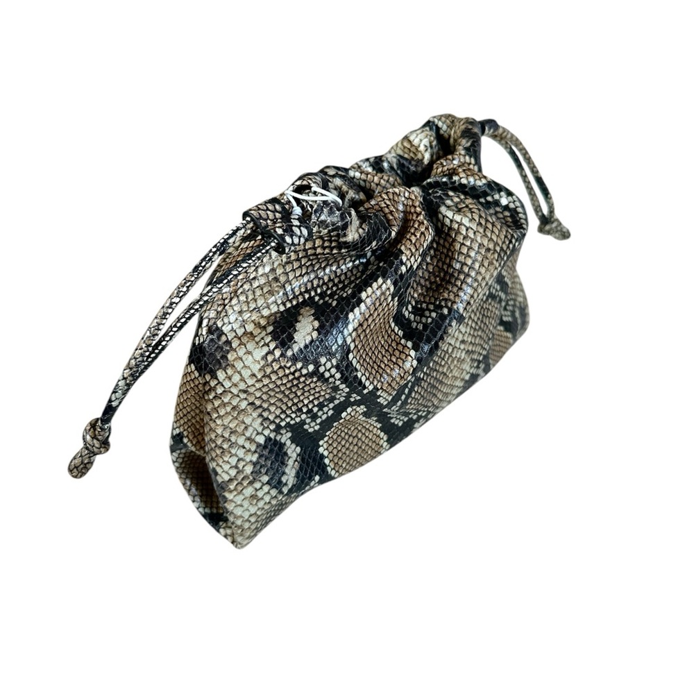 NWT COS Mini Cavatelli Leather Clutch Crossbody Bag - Snake - Picture 5 of 7
